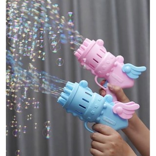 Toys - Mainan Anak Bubble Dream Guns SH 677 Angel Gelembung Sabun Otomatis Bubble Gun