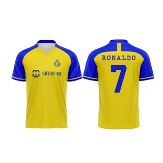 เสื้อกีฬาแขนสั้น ลายทีม AL NASR C.RONALDO 7 CR7
