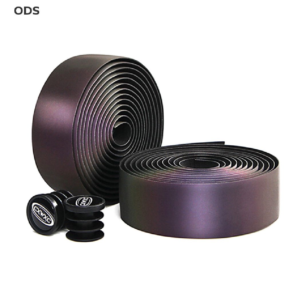 ODS เทปแฮนด์ปั่นจักรยานสะท้อนแสงจักรยานบาร์เทปห่อหนัง OD