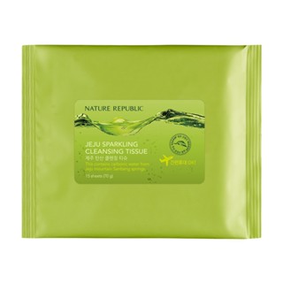 [Nature Republic] Jeju Sparling Cleansing Tissue 15 Sheet 70g