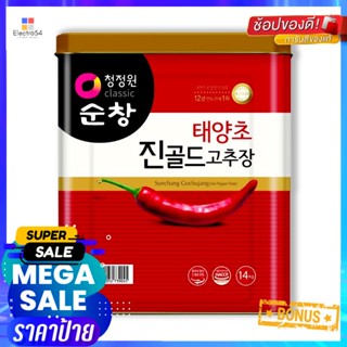 Gold14 ซอสพริกเกาหลีชองจองวอนโกชูจังโกลด์14 กิโลกรัมChungJungOne SunchangGochujang 14 Goldkg