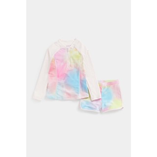 Mothercare Tie-Dye Sunsafe Rash Vest and Shorts EA203 ชุดว่ายน้ำเด็กผู้หญิง