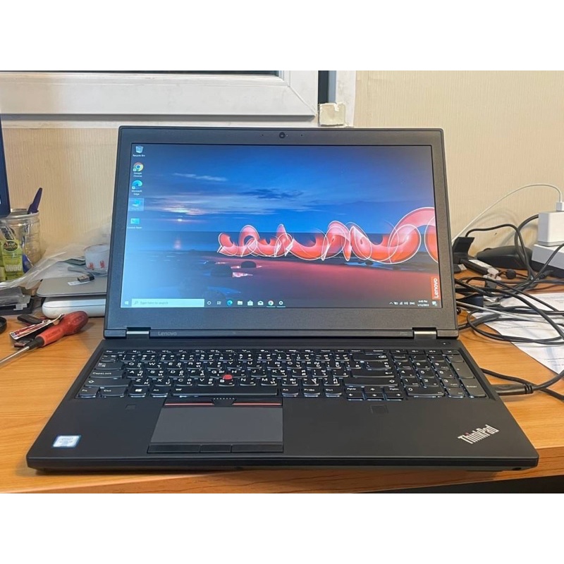 ThinkPad P50 Mobile Workstation i7-6820HQ SSD512GB RAM16GB QUADRO M1000 (2GB GDDR5)Win10Pro สินค้ามื