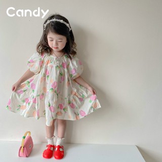 Candy Kids Candy ชุดเดรสเด็กผู้หญิง เสื้อผ้าเด็กผู้หญิง ชุดเด็กผู้หญิง เจ้าหญิง เทพนิยาย อ่อนนุ่ม สะดวกสบาย 2023 ใหม่ พิเศษ Chic สไตล์เกาหลี Trendy P28Q072 36Z230909