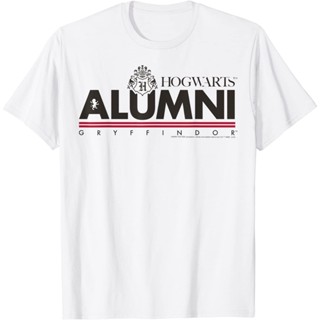 ผ้าฝ้ายแท้เสื้อยืด พิมพ์ลาย Harry Potter Gryffindor Alumni แฟชั่นสําหรับผู้ชาย และผู้หญิงS-4XL_07