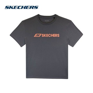 Skechers สเก็ตเชอร์ส เสื้อยืดแขนสั้น ผู้หญิง 3rd Series Short Sleeve Tee Apparel SP22Q3W231-CHCL