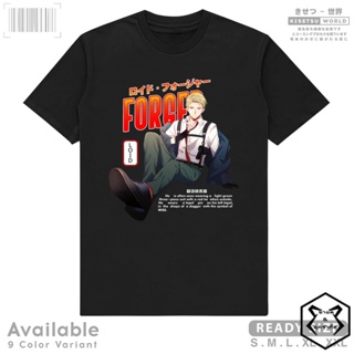 Loid FORGER SPY x FAMILY เสื้อยืดลําลอง แขนสั้น พิมพ์ลายการ์ตูนมังงะญี่ปุ่น Distro Shirt x A1475 Kisetsu_05