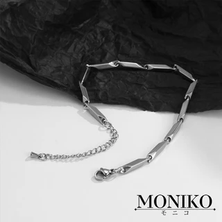 MONIKO สร้อยข้อมือไทเทเนียม สแตนเลส เครื่องประดับสําหรับผู้ชายและผู้หญิง เครื่องประดับแฟชั่น สําหรับคู่รัก