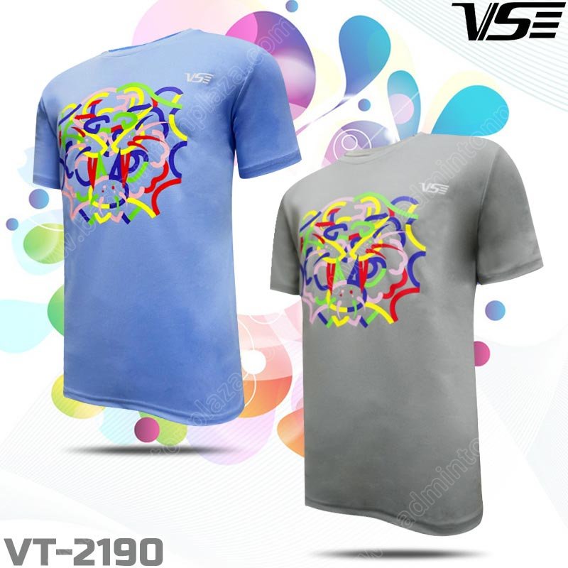 【 ของแท้ 💯% 】เสื้อยืดกีฬาคอกลมวีเอส รุ่น 2190 (VT-2190)