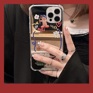 เคสโทรศัพท์มือถือ TPU นิ่ม กันกระแทก ปิดด้านหลัง ลายดอกไม้ สุนัข สําหรับ เคสไอโฟน 14 13 12 11 Pro Max X XS