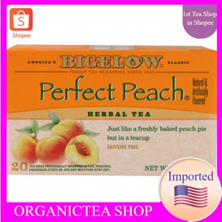 Bigelow Tea Herbal Tea Caffeine Free Perfect Peach​ 20 Tea Bags