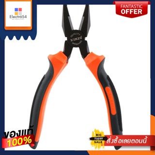 NICKEL-COATED คีมปากจระเข้ชุบนิกเกิลดำ KINZO 8 นิ้วNICKEL-COATED LINESMAN PLIER KINZO 8”