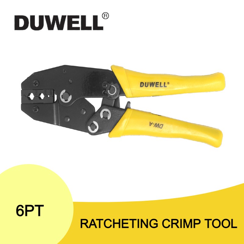 Duwell ROOTCHETING CRIMP TOOL 6PT (3 ขนาด)