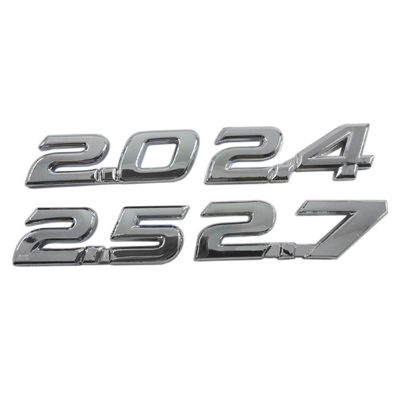 โลโก้ตัวเลขติดด้านหลัง โตโยต้า คัมรี่ กับ ฟอร์จูนเนอร์ Toyota camry 2.0 2.4 2.5 or fortuner 2.7 logo letter for rear