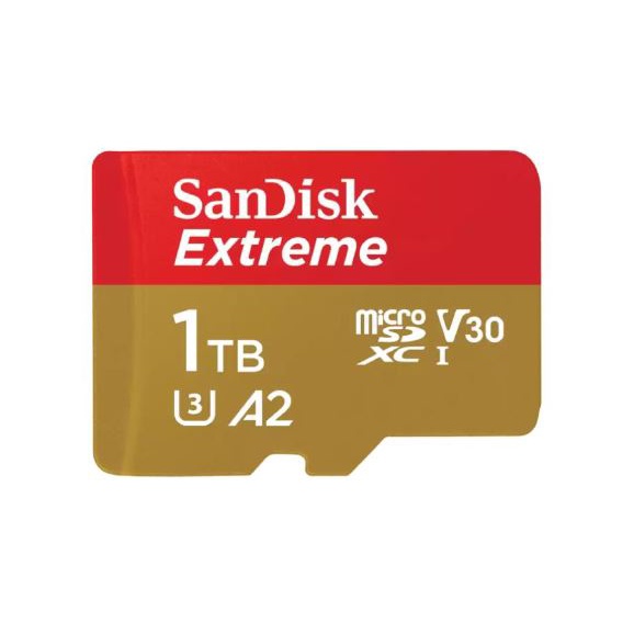 SanDisk Extreme microSDXC, SQXAV 1TB Model : SDSQXAV-1T00-GN6MN