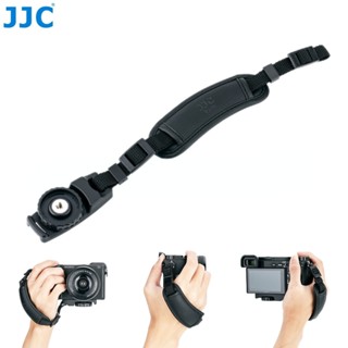 JJC สายรัดข้อมือสากลสำหรับกล้อง SLR &amp; Mirrorless สายคล้องมือหนัง PU ไมโครไฟเบอร์พร้อมซ็อกเก็ตด้ายขาตั้งกล้อง 1 / 4-20