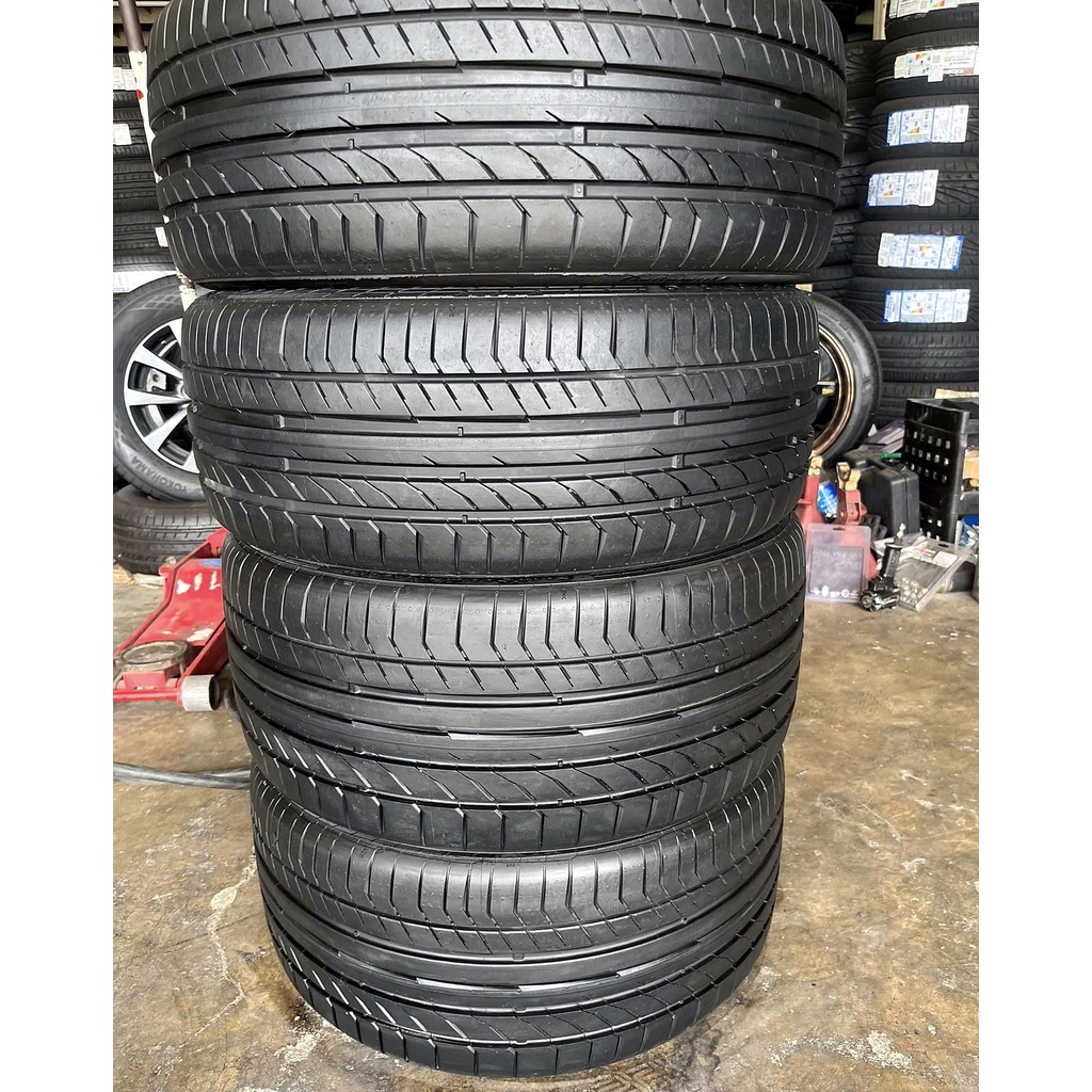 🔴 ยาง Continental ContiSportContact 5P (​ยางรันแฟลต) 225/40R19 กับ 255/35R19 ปี 21