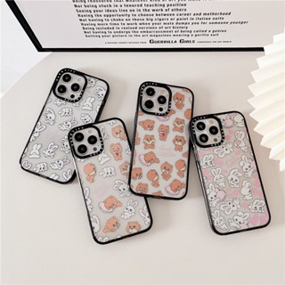 High Quality CaseTify เคสโทรศัพท์ซิลิโคน TPU แบบนิ่ม ลายกระต่าย สําหรับ iPhone 14 Plus 14 Pro Max 11 12 Pro Max 13 Pro Max