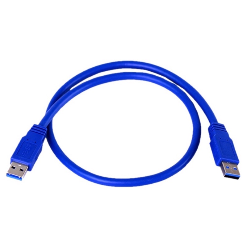 สายเคเบิลข้อมูล usb 3.0 สาย USB3.0 สายUSB2.0 30cm ตัวผู้ไปตัวผู้ AM ถึง AM สายอะแดปเตอร์ USB หัวคู่