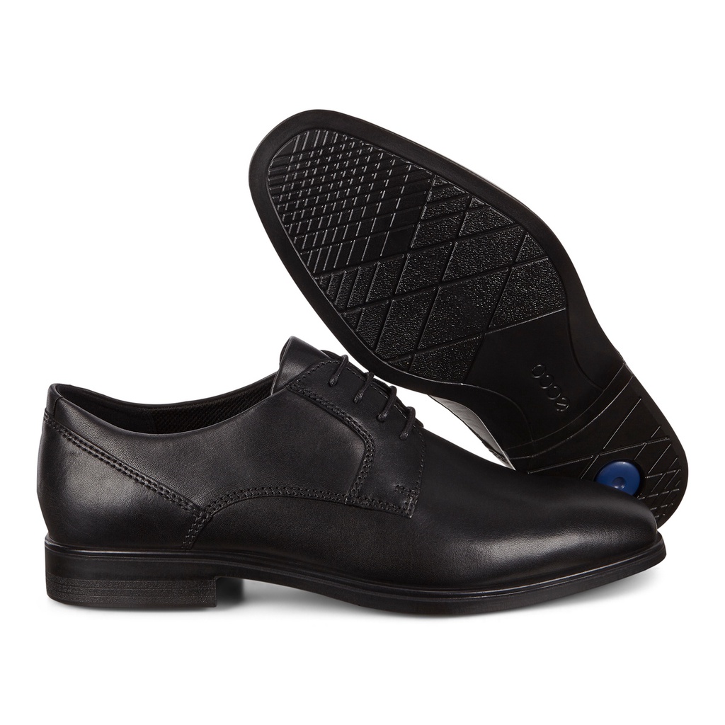 ECCO QUEENSTOWN BLACK รองเท้าผู้ชาย (FAVORITE)