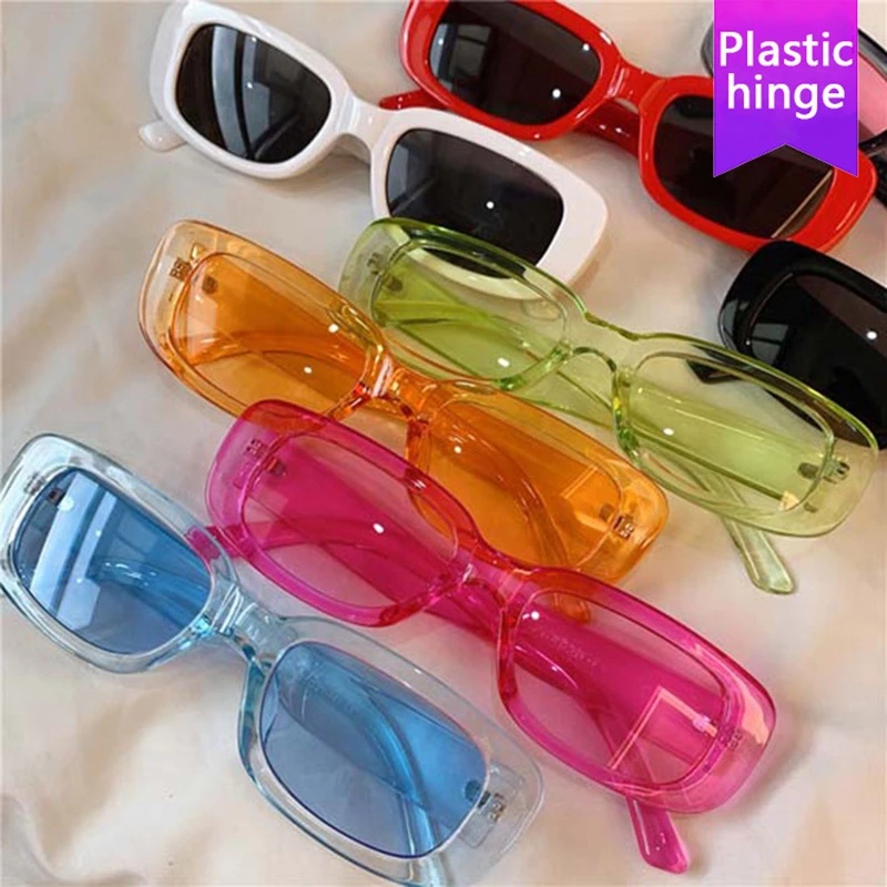 2026 Luxury Womens Square แว่นตากันแดดสี่เหลี่ยมผืนผ้าขนาดเล็ก Vintage ยี่ห้อ Designer แว่นตา Shades หญิง