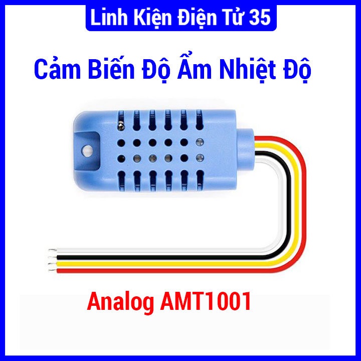 เซ็นเซอร์ความชื้นอุณหภูมิ Analog AMT-1001 ใช้งานง่ายและเหมาะสําหรับ Microcontrollers วันนี้ประเภทส่ว