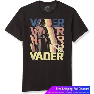 เสื้อยืดสีขาวสตาร์วอร์สเสื้อยืดแขนสั้น Star Wars Mens Another Face T-Shirt star wars Short sleeve T-shirtsS-4XL