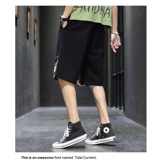 (L-4XL) มีหลายสีกางเกงขาสั้นแฟชั่นผู้ชาย ราคา ถูกที่สุด ดีลบีเคเค แกลเลอรีภาพที่ 3
