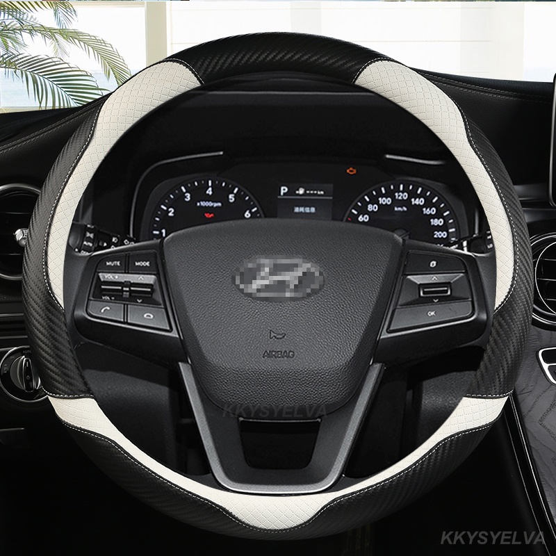 พวงมาลัยรถ 37 38 ซม. 15 "สําหรับ Hyundai ELtra/i35 Sonata/i45 Creta/ix25 Tuscon/ix35 Accent Verna So