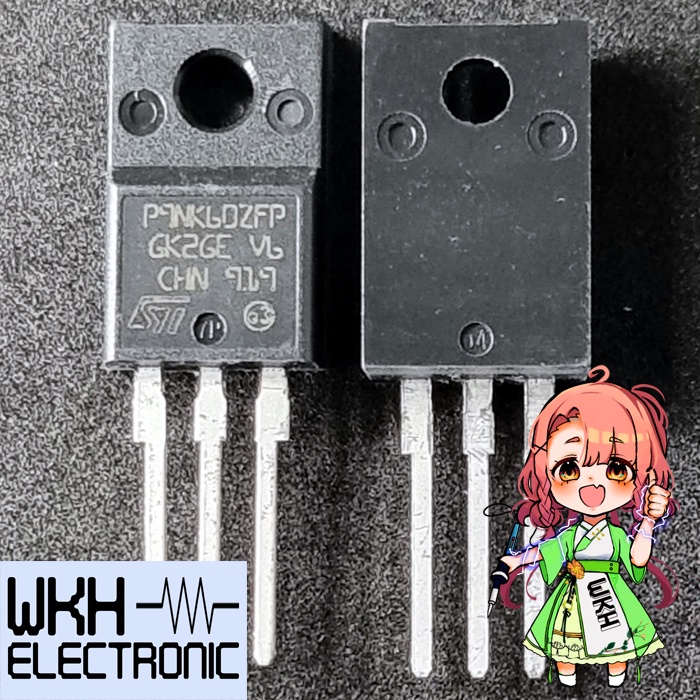 ต้นฉบับ P9NK60ZFP STP9NK60ZFP MOSFET N-Channel 600V 7A P 9NK60 ZFP