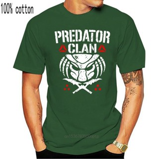 เสื้อยืด พิมพ์ลายภาพยนตร์ PREDATOR CLAN ยุค 80 สไตล์เรโทร สําหรับผู้ชาย