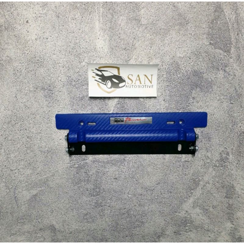 MERAH JDM CARBON 3D NUMBER PLATE JDM CARBON NUMBER PLATE สีฟ้า/แดง