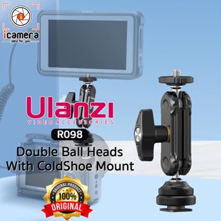 Ulanzi R098 Double Ball Heads With Code Shoe Mount , Magic Arm เมจิกอาร์ม