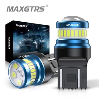 Maxgtrs ไฟเลี้ยว LED T20 1157 BAY15D P21 5W P27 7W BA15D LED 7443 W21 5W สําหรับรถยนต์ 2 ชิ้น