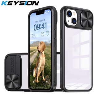 Keysion เคสโทรศัพท์มือถือ แบบใส กันกระแทก ป้องกันเลนส์กล้อง สําหรับ iPhone SE 2022 2020 XS Max XR 8 7 Plus