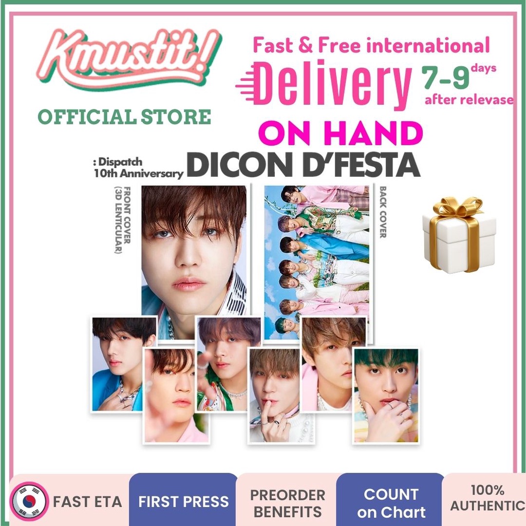 DICON D’FESTA NCT DREAM Dispatch 10th Anniversary KMUSTIT preorder g.i.f.t