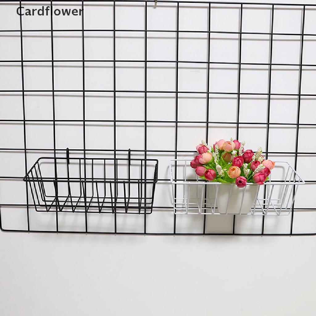 <Cardflower> ตะกร้าโลหะ ตะแกรงเหล็ก สําหรับแขวนกระถางดอกไม้