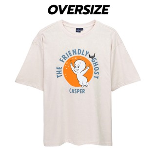 Universal Studios Men Casper The Friendly Ghost // Oversized T-Shirt // -  เสื้อผู้ชายโอเวอร์ไซส์ยูนิเวอร์แซล สตูดิโอ แค