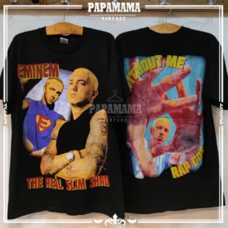 เสื้อยืดแขนสั้น Eminem ป้าย proclub ผ้าcotton100 ฟอกนุ่ม เสื้อวง เสื้อทัวร์ เสื้อฮิปฮอป เสื้อแรปเปอร์