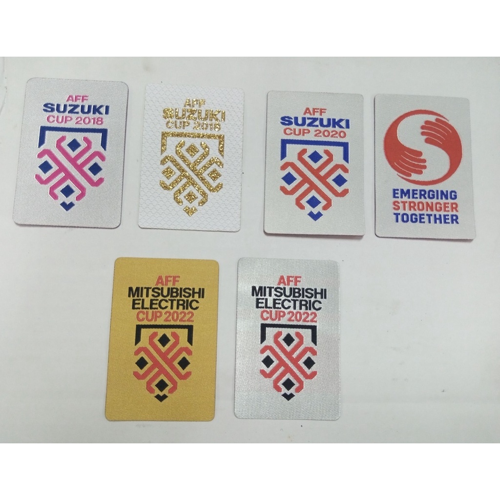 อาร์ม AFF SUZUKI CUP / AFF Mitsubishi electric cup BADGE 2018-2022 ของแท้ Original อาร์ม เอเอฟเอฟ พร