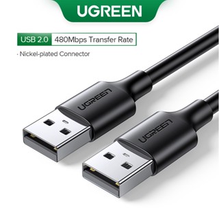 Ugreen สายเคเบิลต่อขยาย USB 2.0 ตัวผู้ เป็นตัวผู้ 0.5 ม.