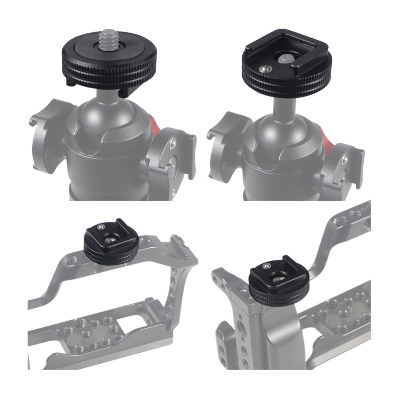 Xt-xinte อะแดปเตอร์ขาตั้งกล้อง CNC 1/4 นิ้ว สําหรับกล้อง SLR
