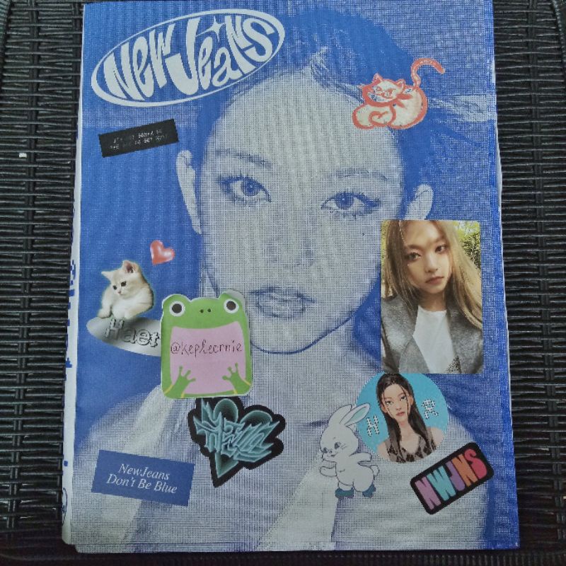 New Jeans album Bluebook Haerin ver ยังไม่ปิดผนึกเท่านั้น