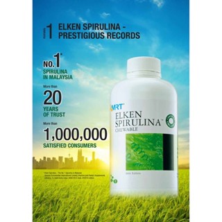 MRT  Elken Spirulina สาหร่าย เอลเคน สไปรูไลน่า 3000 เม็ด ราชาแห่งสไปรูลิน่า ช่วยลดคลอเลสเตอรอล เพิ่มการไหลเวียน