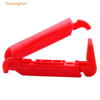 Amonghot&gt; ใหม่ คลิปหัวเข็มขัดนิรภัยรถยนต์ พลาสติก กันลื่น ปรับได้ สําหรับหญิงตั้งครรภ์ เด็ก