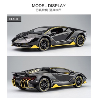 โมเดลรถยนต์ 1:24 Lamborghini LP770-4 ของเล่นสําหรับเด็ก Q1OF