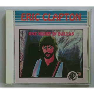 ซีดีเพลง ERIC CLAPTON One Night in Dallas (Live/Concert) *RARE* CD Music