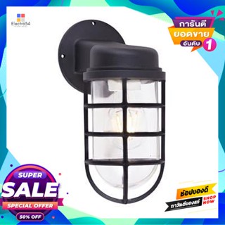 Lamp โคมไฟกิ่งภายนอก 1xE27 LUZINO รุ่น RH1651W(BK) สีดำOutdoor Branch Lamp 1xE27 LUZINO Model RH1651W(BK) Black