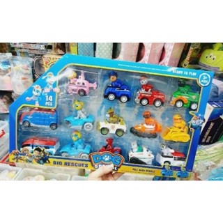 Paw Patrol 14 pcs Deluxe Box Set
ชุดรถ หมาพอล หมาพาว น่ารัก