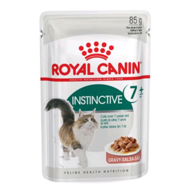 Royal canin Instinctive 7+ อาหารเปียกแมว 7 ปีขึ้นไป 85g.